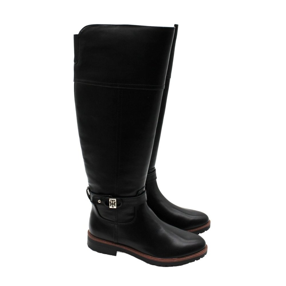 Tommy Hilfiger Women's Felvia Lug Bottom Riding Boots - Picture 6 of 7